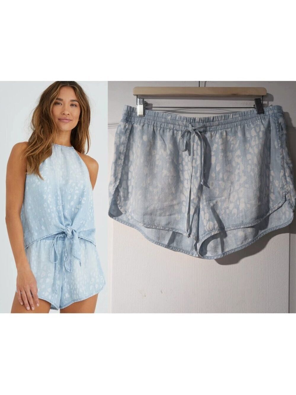 NEW! Bella Dahl | Sporty Short in Animal Spot Denim